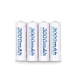 AA įkraunamos baterijos PALO 3000mAh, Ni-Mh, 2200mAh, 1.2V, 4 vnt.