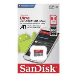 Atminties kortelė SanDisk microSDHC 64 GB C10